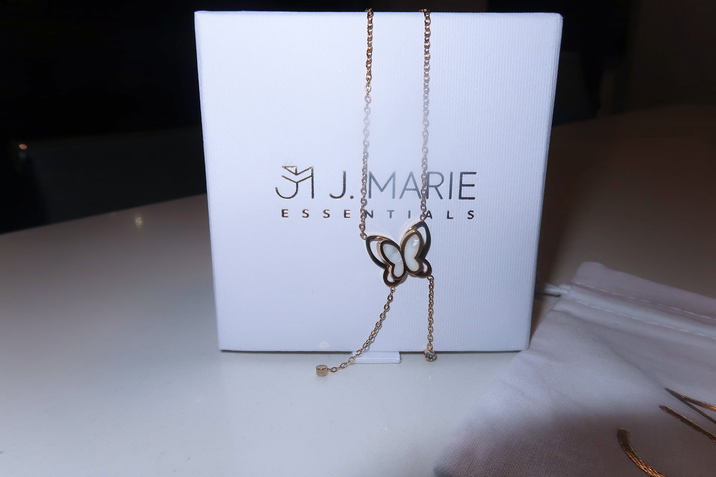 Ethereal Butterfly Charm Necklace