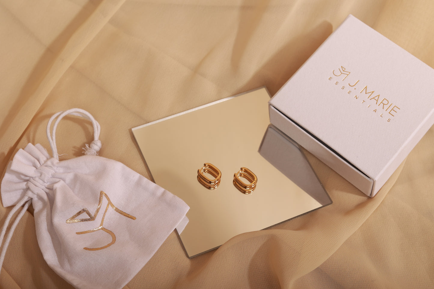 Classic Mini Link Hoop Earrings