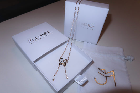 Ethereal Butterfly Charm Necklace