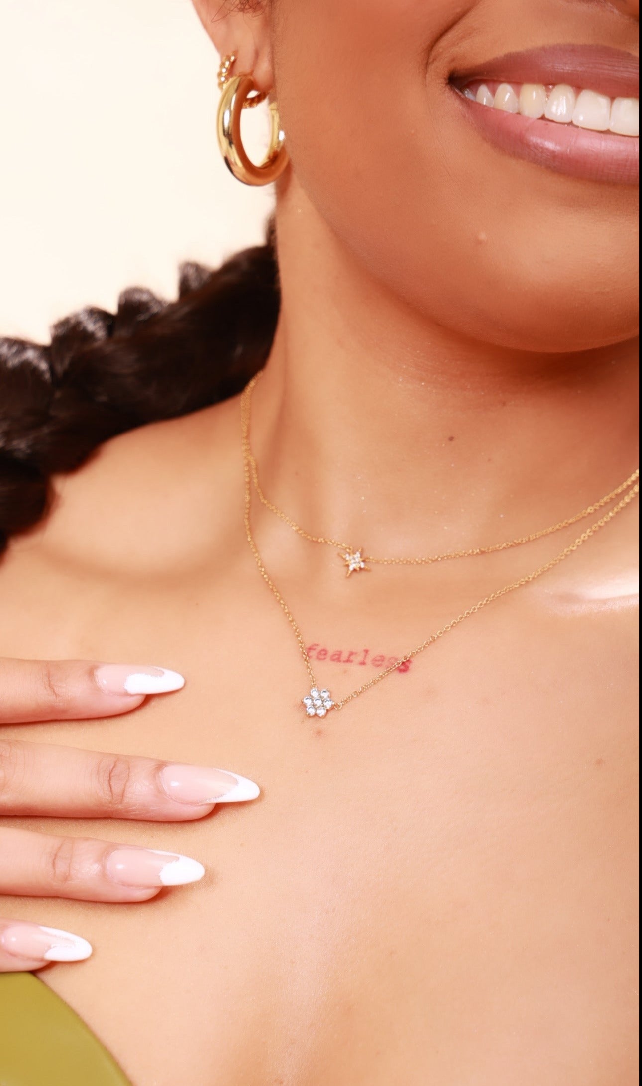 Galaxy Star Layering Necklace